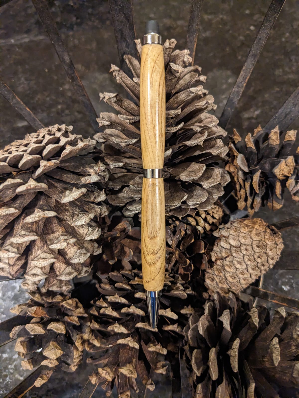Wood Turned Mesquite Stylus Pen